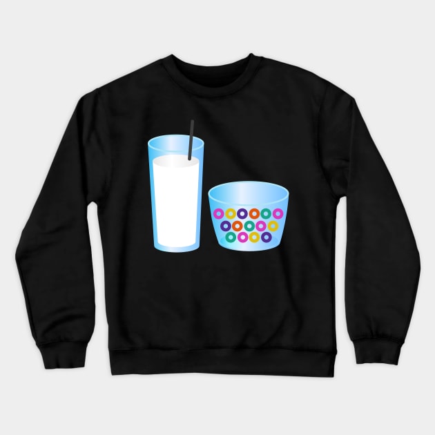 Get Out Froot Loops Cereal Milk Crewneck Sweatshirt by ijoshthereforeiam